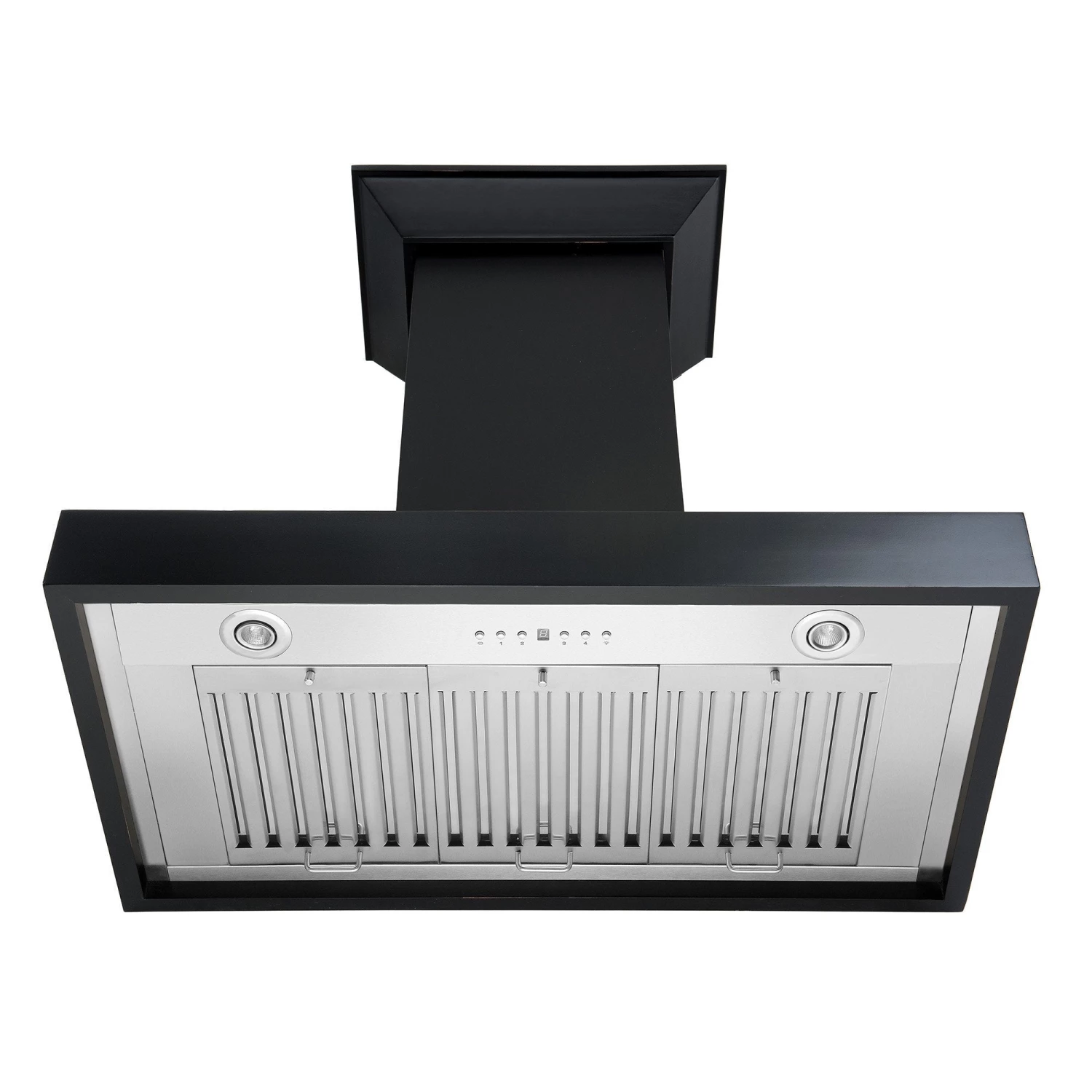 ZLINE Kitchen And Bath ZLINE Convertible Vent Wooden Wall Mount Range Hood In Black (KBCC) 7 ZLINE Kitchen And Bath ZLINE Convertible Vent Wooden Wall Mount Range Hood In Black (KBCC)
