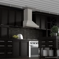 ZLINE Kitchen And Bath ZLINE Convertible Vent Wooden Wall Mount Range Hood In Gray (KBUU)