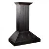 ZLINE Kitchen And Bath ZLINE Wooden Wall Mount Range Hood In Rustic Dark Finish - Includes Motor (KPDD)