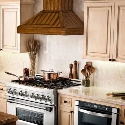 ZLINE Kitchen And Bath Shop By Brand ZLINE Wooden Wall Mount Range Hood In Rustic Light Finish - Includes Motor (KPLL) 23 ZLINE Kitchen And Bath Shop By Brand ZLINE Wooden Wall Mount Range Hood In Rustic Light Finish - Includes Motor (KPLL)
