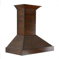 ZLINE Kitchen And Bath ZLINE Convertible Vent Wooden Wall Mount Range Hood In Walnut (KBRR) Shop By Brand