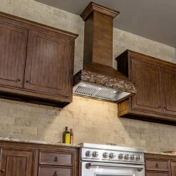 ZLINE Kitchen And Bath ZLINE Wooden Wall Mount Range Hood In Walnut - 400 CFM And 700 CFM Options (373RR-RD/RS) Shop By Brand