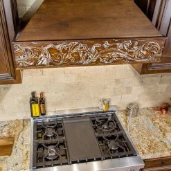 ZLINE Kitchen And Bath ZLINE Wooden Wall Mount Range Hood In Walnut - 400 CFM And 700 CFM Options (373RR-RD/RS) Shop By Brand